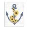 Stupell Industries Countryside Anchor with Sunflower Vine Floral Detail Wood Wall Plaque